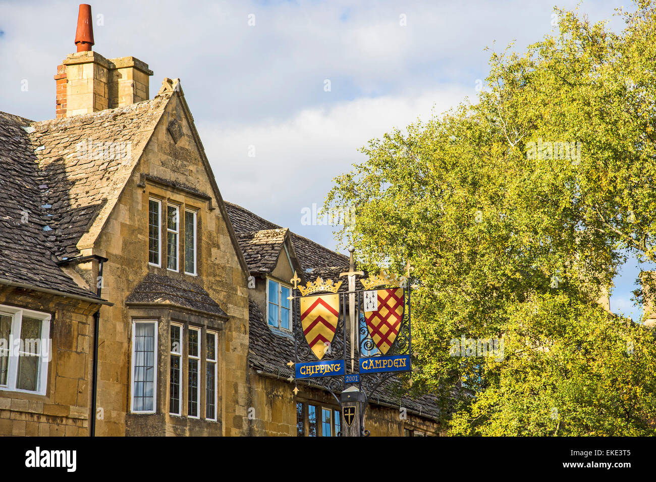 Chipping Camden dans les Cotswolds, Gloucestershire Banque D'Images