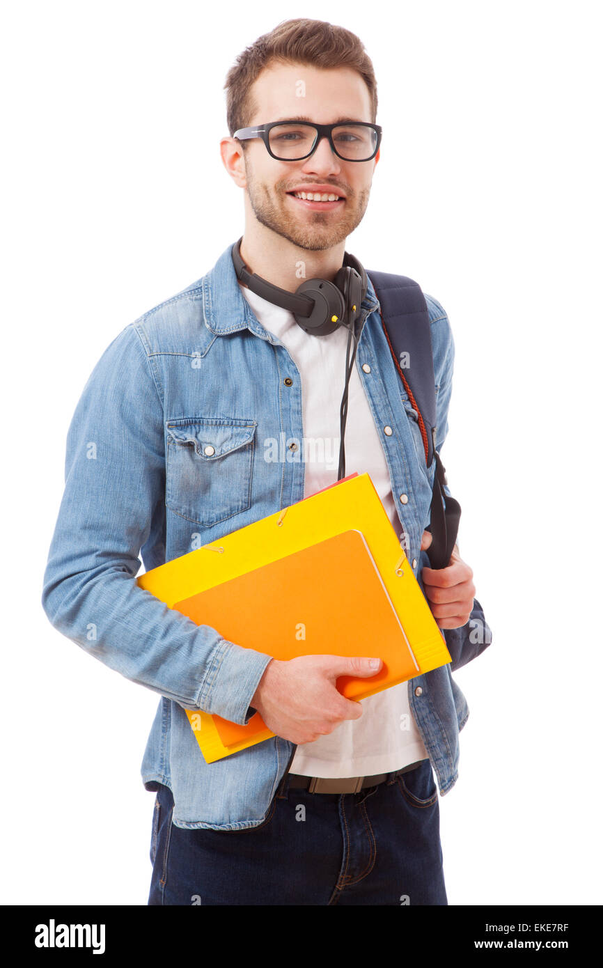 Portrait d'un jeune homme Banque D'Images