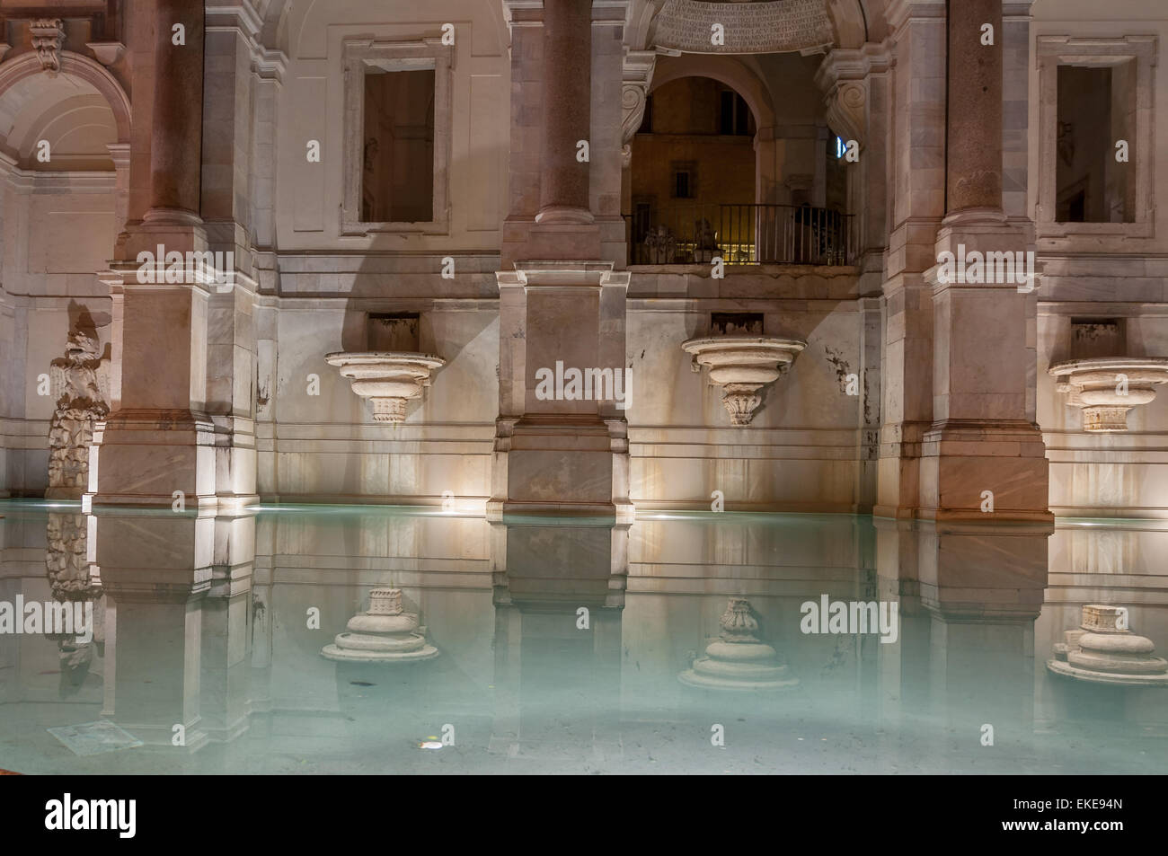 Fontaine dans Rome, Italie appelé acqua paola Banque D'Images