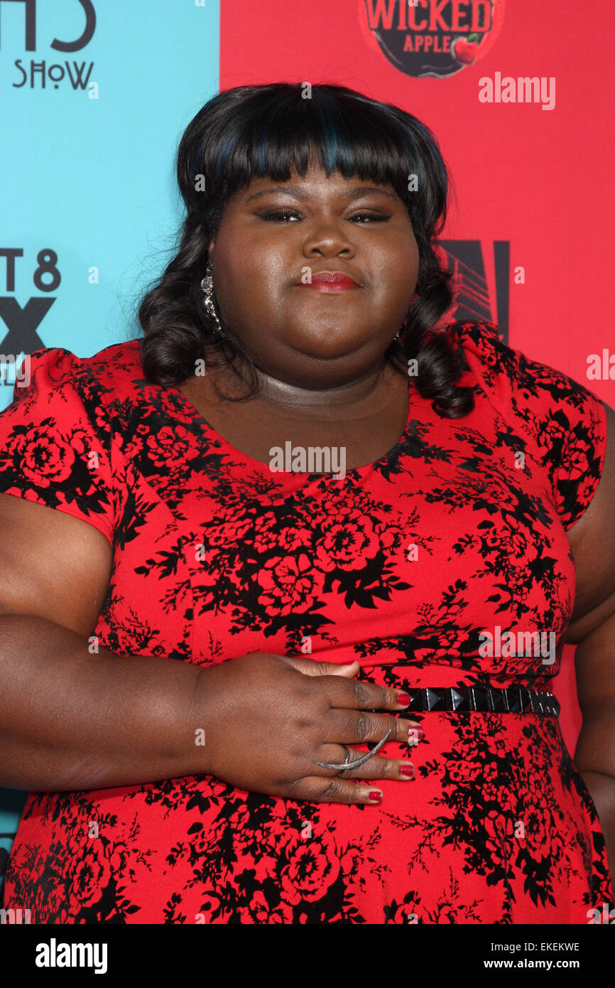 American Horror Story Freak Show Premiere comprend : Gabourey Sidibe Où : Los Angeles, California, United States Quand : 06 Oct 2014 Banque D'Images