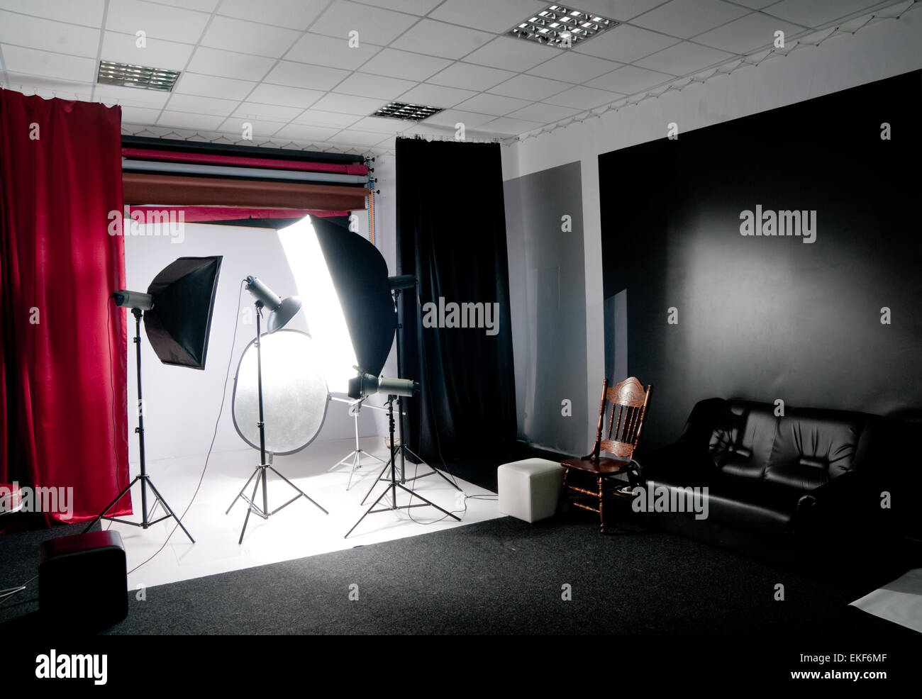 studio photo Banque D'Images