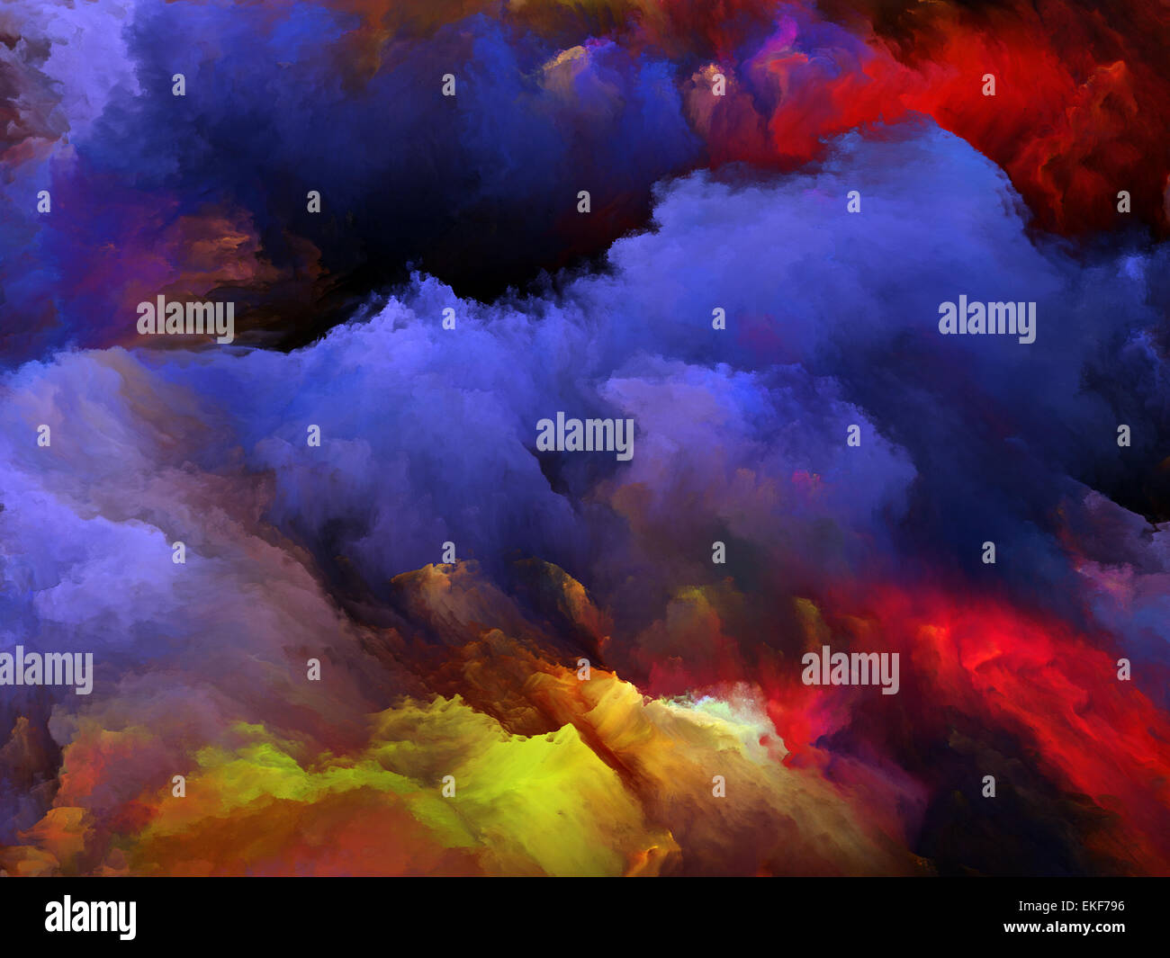 La Brume de couleurs Banque D'Images