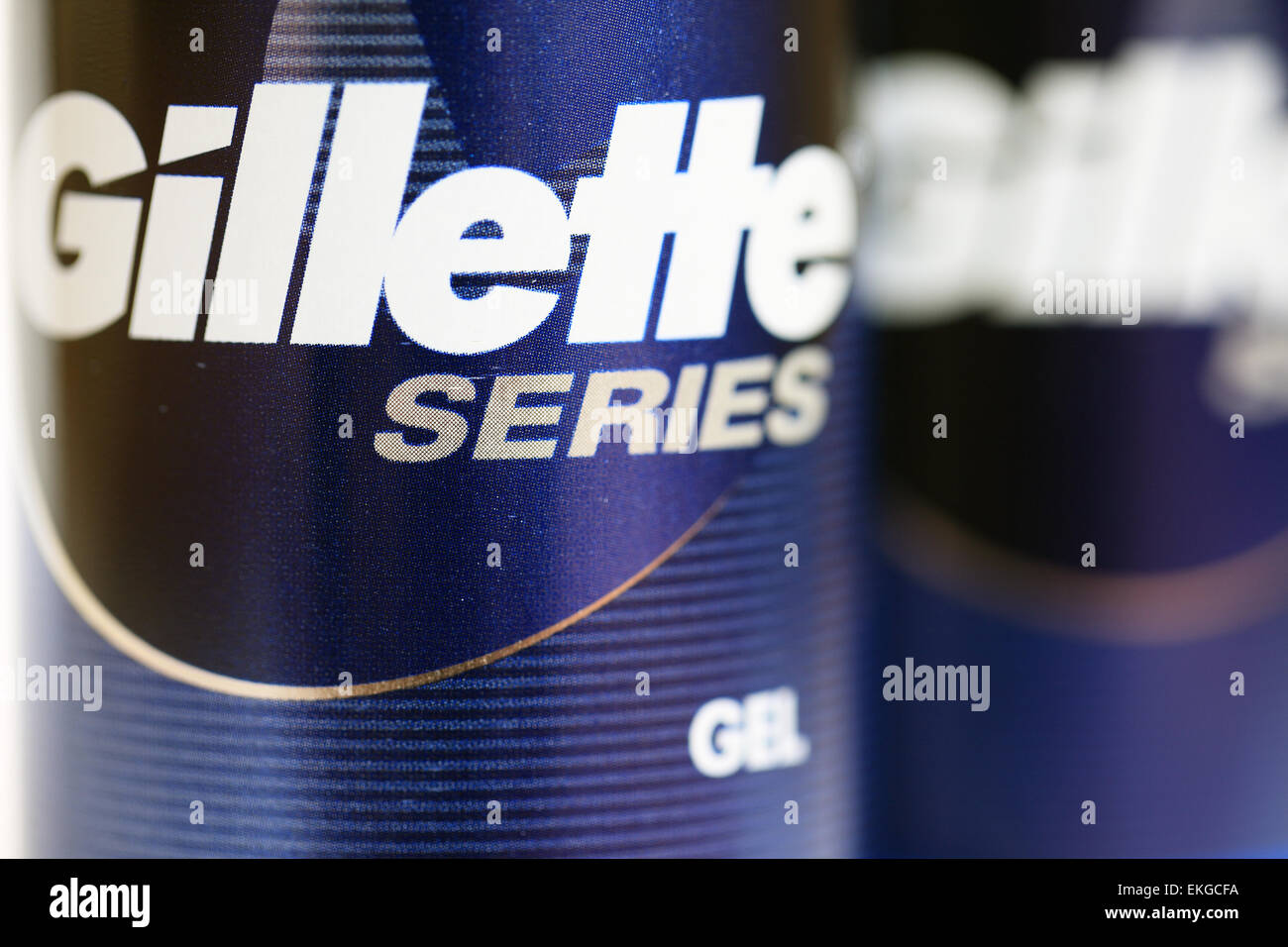 Gel de Rasage Gillette series Banque D'Images