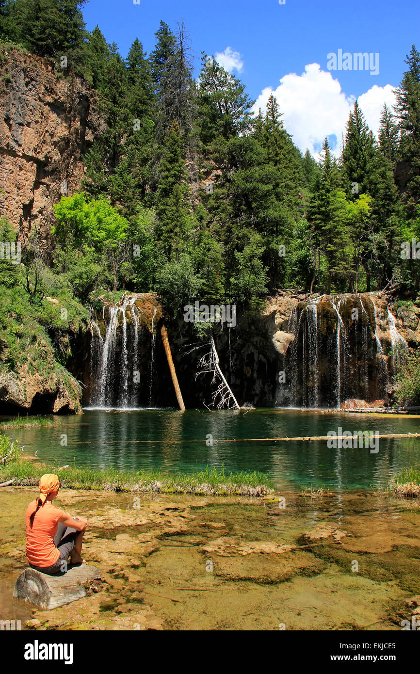 Hanging Lake, Glenwood Canyon, Colorado, USA Banque D'Images