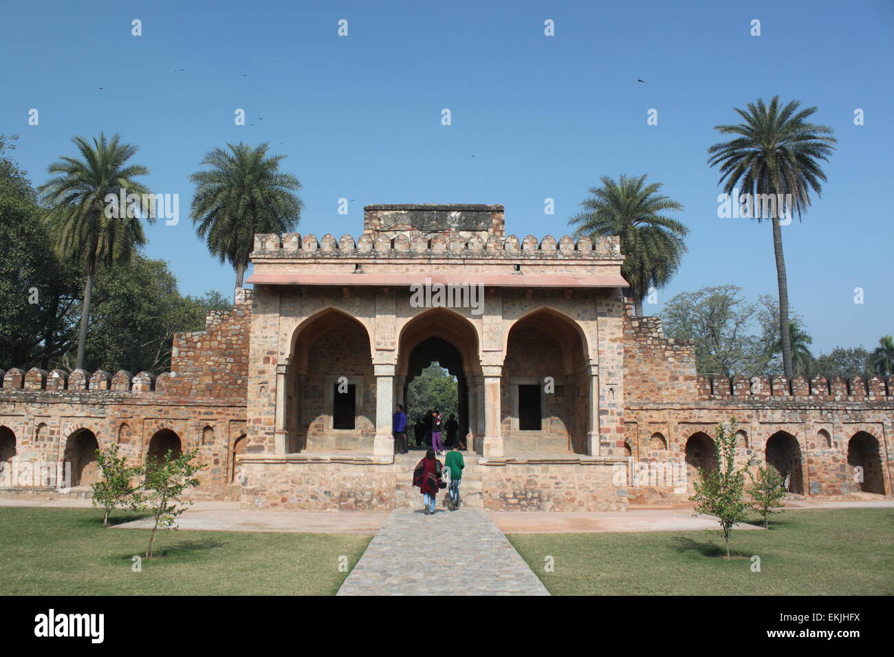 Tombe de Humayun, tombeau de l'empereur moghol Humayun à Delhi, Inde Banque D'Images
