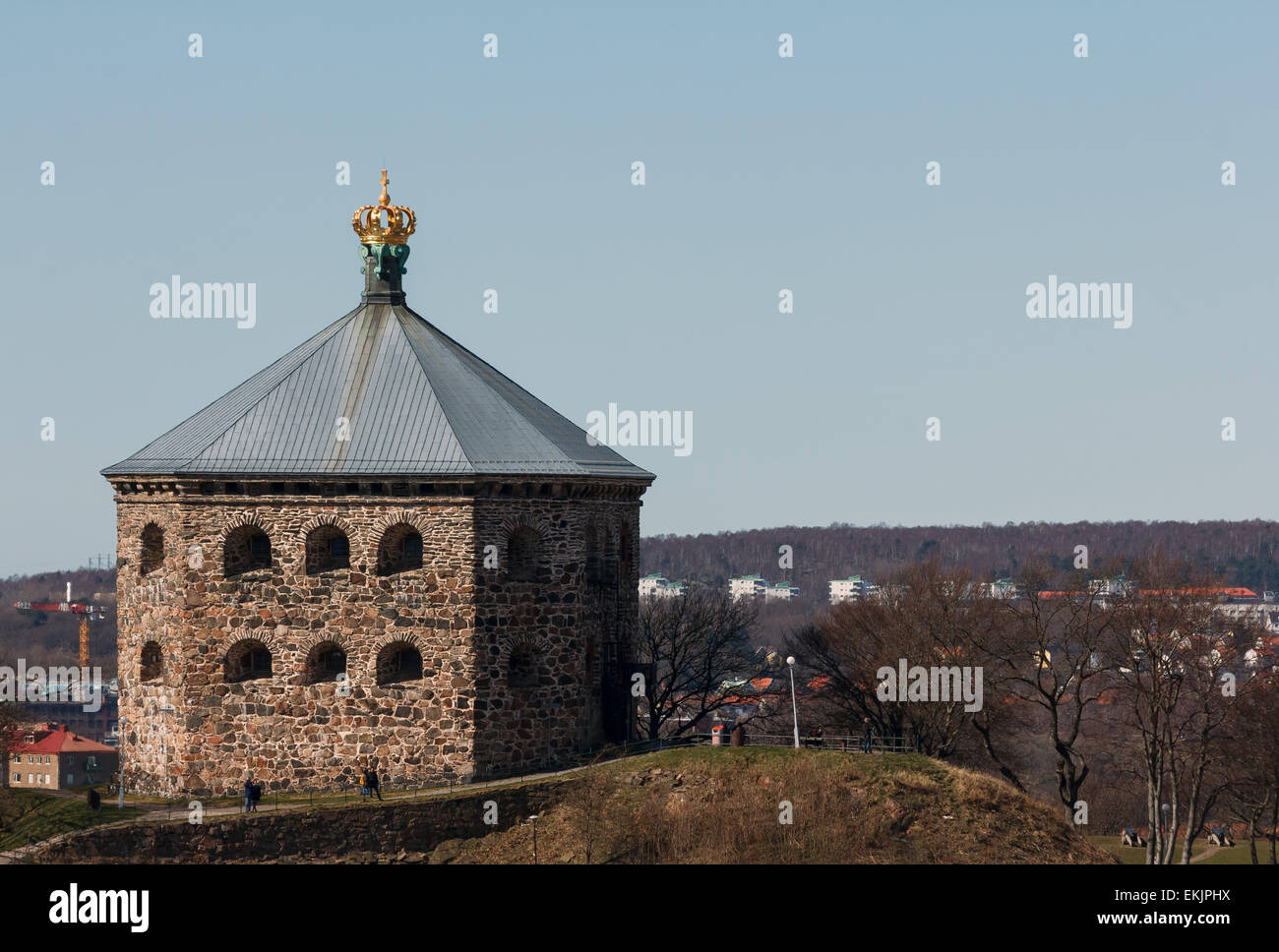 La redoute Skansen Kronan à Göteborg, Suède Banque D'Images