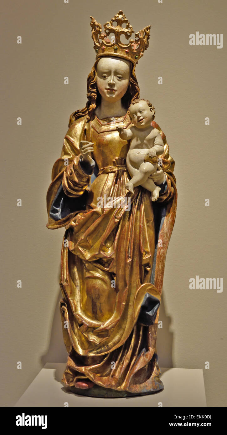 La Vierge et l'enfant 1510 Polonais Pologne Cracovie Banque D'Images