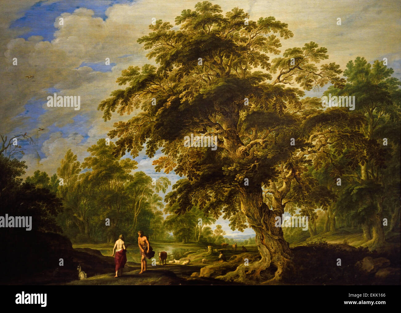 Paysage avec Apollon et Cumaean Sibyl 1630 Keirinc Keyrincx ) Alexander (Anvers 1600 - 1652 et Lieve Verschuier néerlandais Amsterdam Pays-Bas Banque D'Images