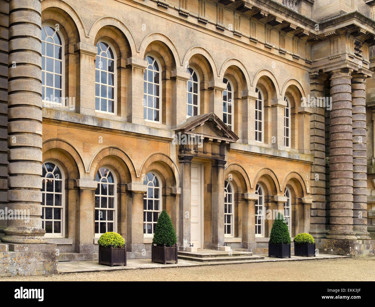 Château Grimsthorpe stately home, Bourne, Lincolnshire, Angleterre, Royaume-Uni. Banque D'Images