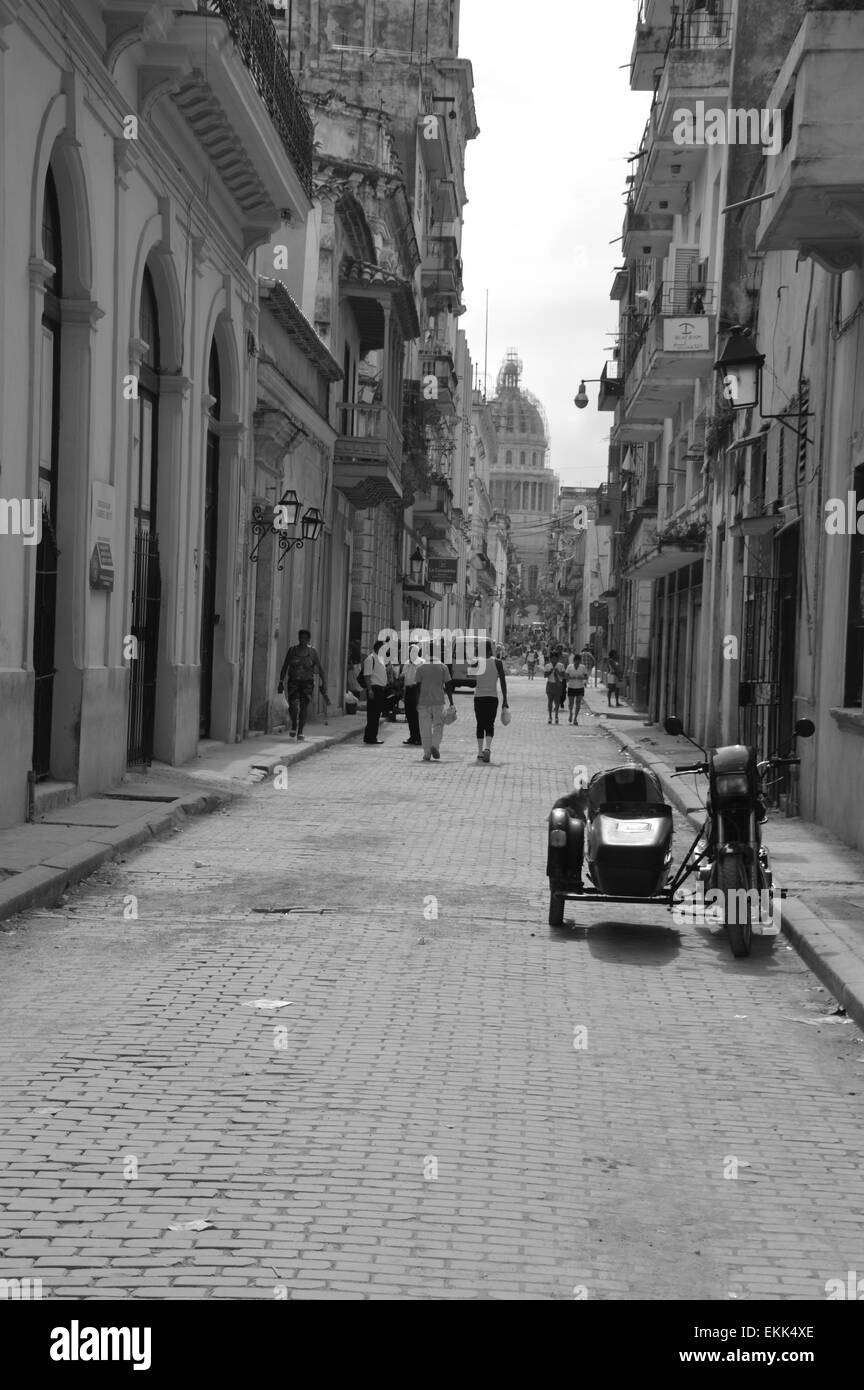 La Havane du centre Banque D'Images