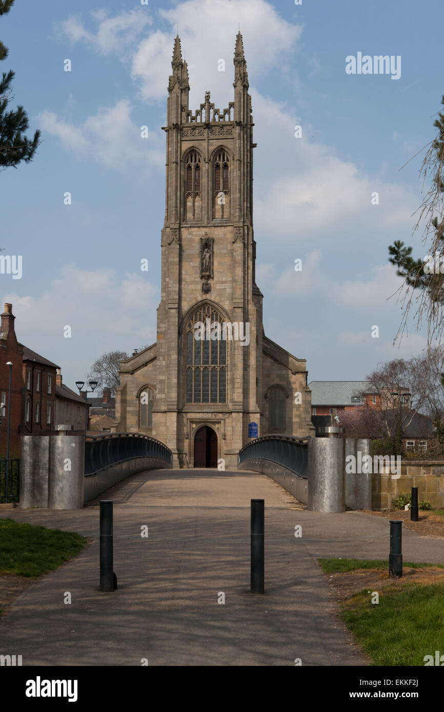 St Marys Church Derby Banque D'Images