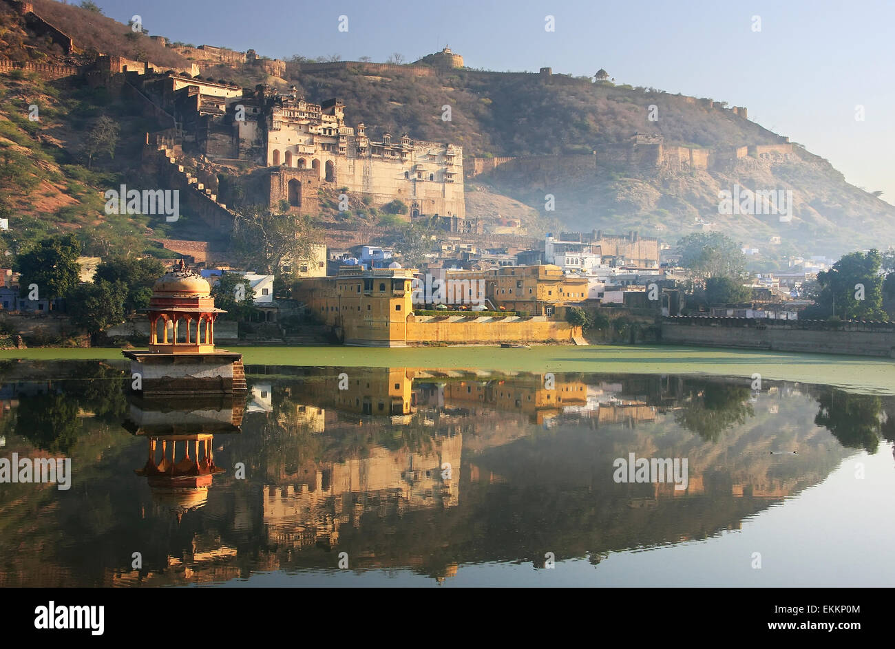 Le Palais de Bundi, Rajasthan, Inde Banque D'Images