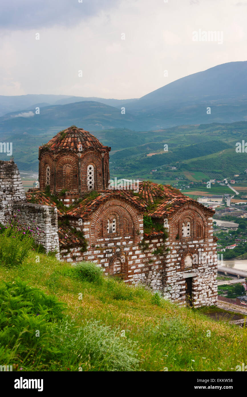 L'église Holy Trinity à Berat Berat (château, site du patrimoine mondial de l'UNESCO), de l'Albanie Banque D'Images