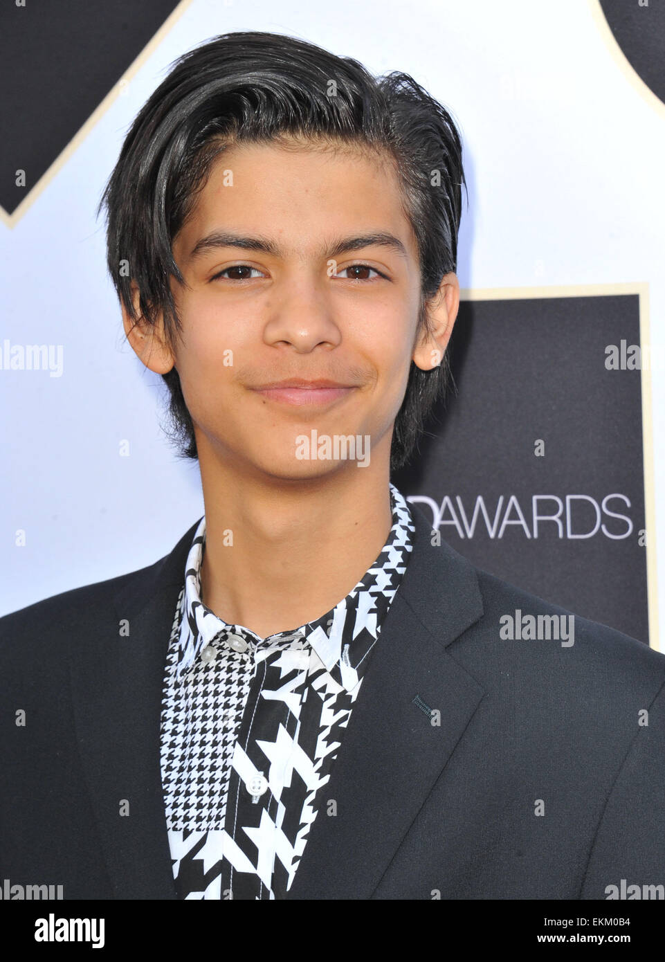 Los Angeles, Californie, USA. Apr 11, 2015. Xolo Mariduena participant à la 2015 TV Land Awards tenue au Saban Theatre de Los Angeles, Californie le 11 avril 2015. 2015 : Crédit D. Long/Globe Photos/ZUMA/Alamy Fil Live News Banque D'Images