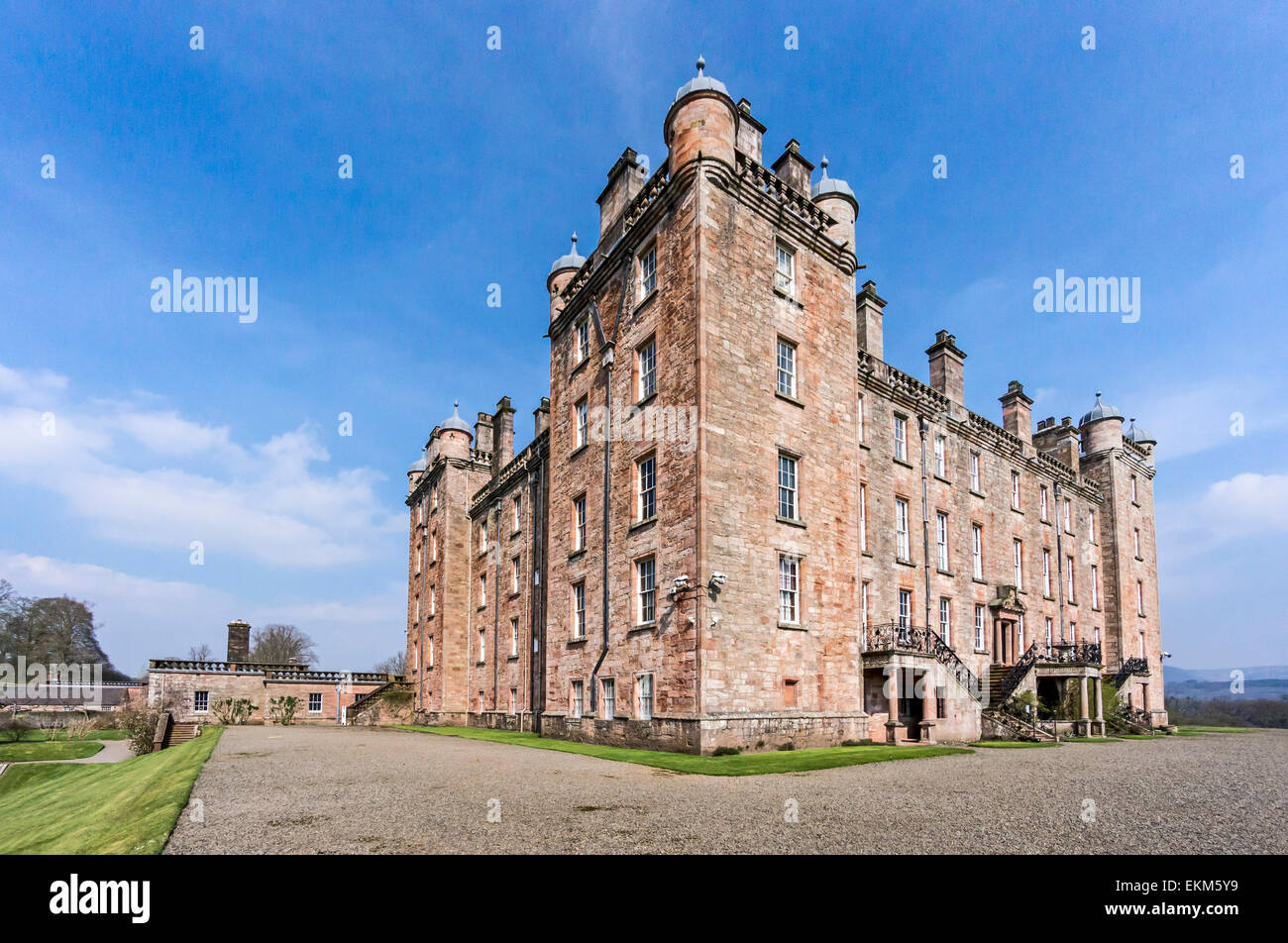 Château de Drumlanrig & jardins près de Thornhill en Dumfries et Galloway Ecosse Banque D'Images