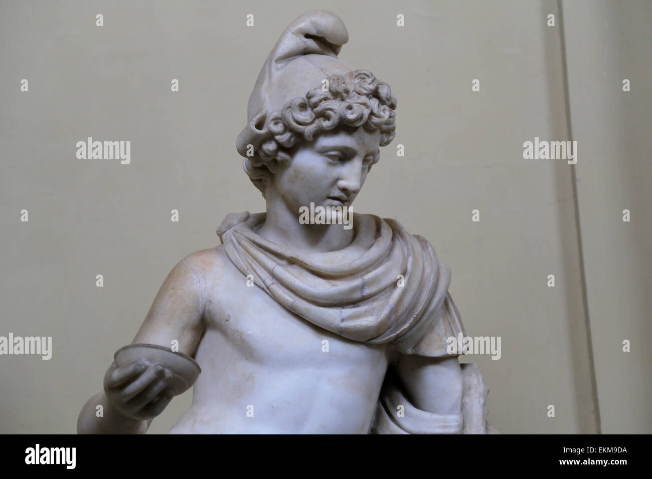 Ganymède et l'Aigle. En. 2ème ANNONCE de siècle. Musées du Vatican. 52043. Banque D'Images