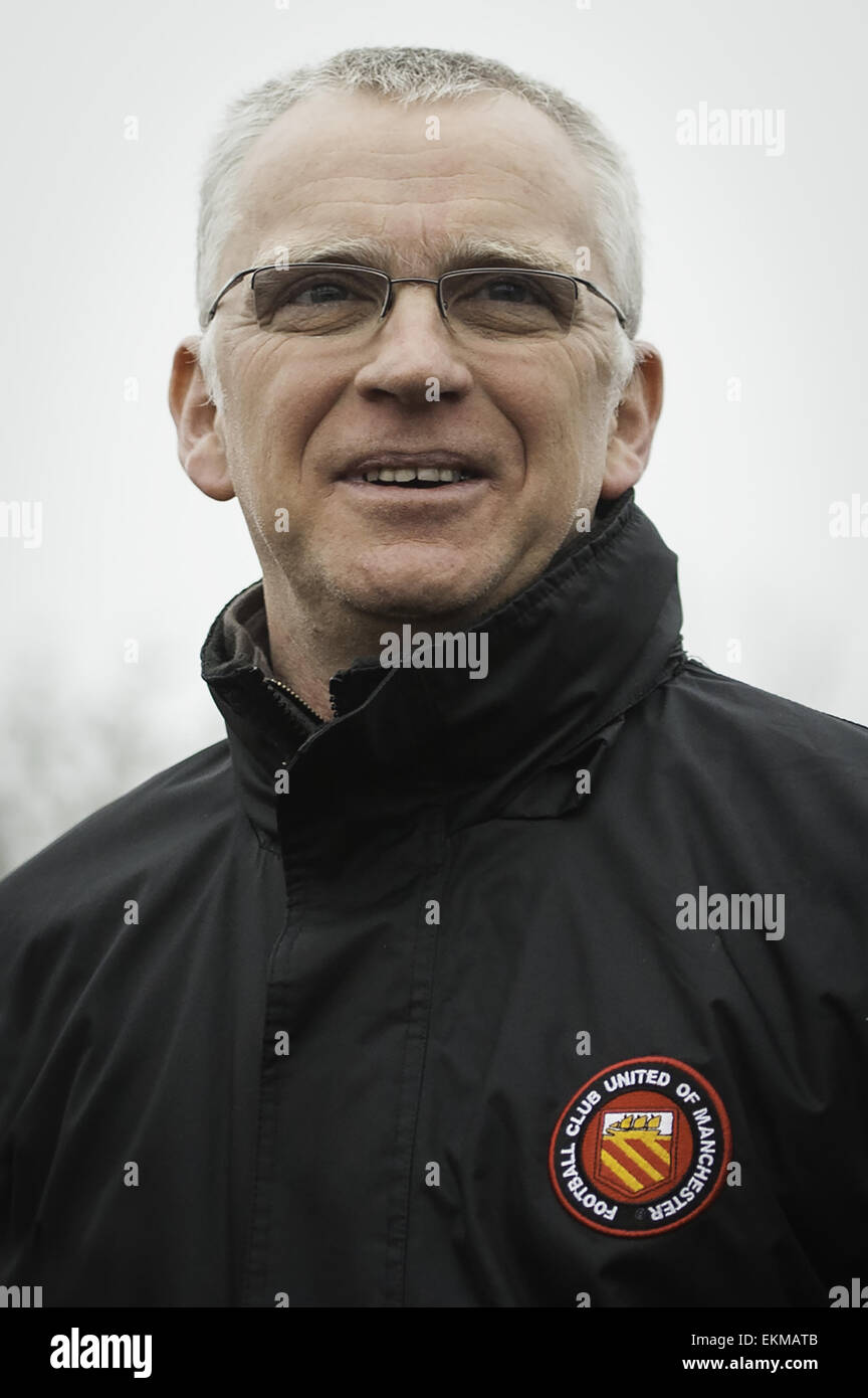 Andy Walsh, directeur général du FC United of Manchester Banque D'Images
