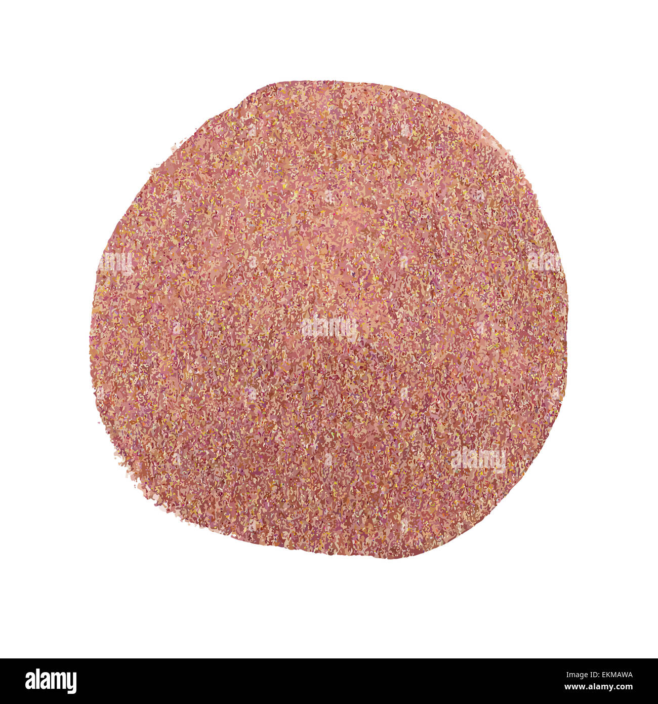 Peinture acrylique Bronze cercle vectoriel Banque D'Images