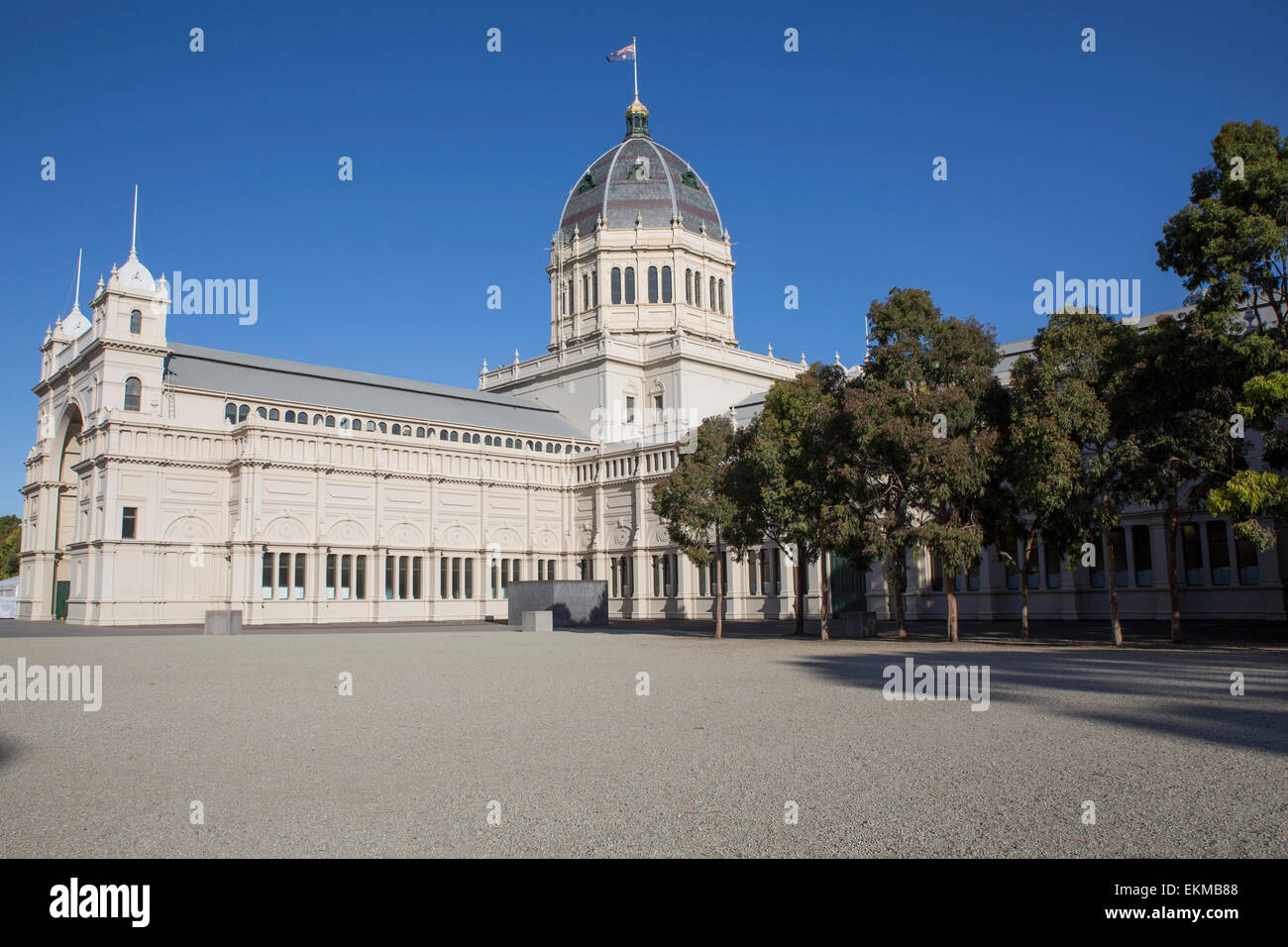 Le Palais royal des expositions dans la région de Carlton Gardens, Melbourne, Australie. Banque D'Images