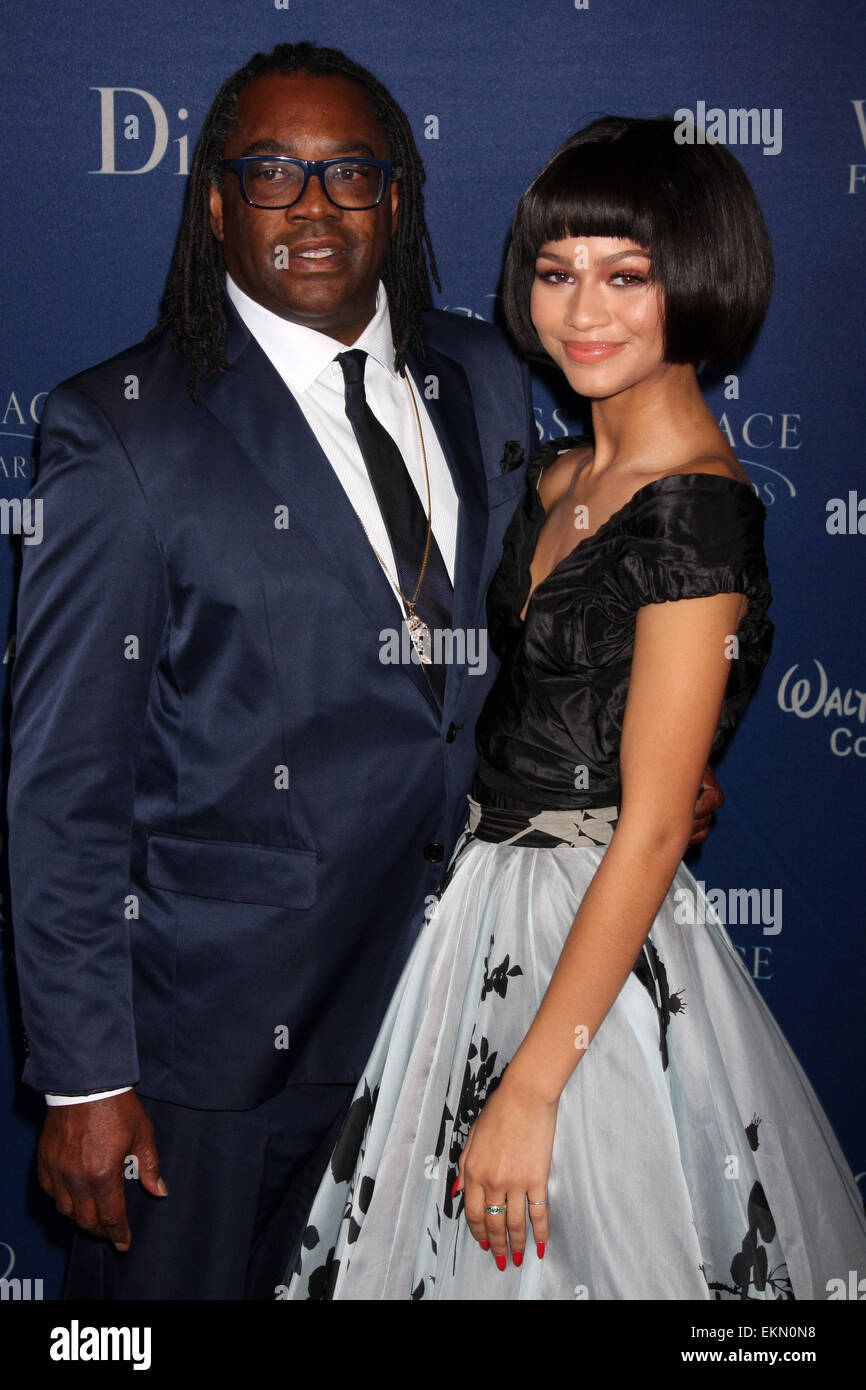 2014 Princess Grace Awards Gala présenté par Christian Dior Couture a tenu à l'hôtel Beverly Wilshire Hotel Four Seasons comprend : Kazembe Ajamu Coleman,Zendaya Coleman Où : Los Angeles, California, United States Quand : 09 Oct 2014 Banque D'Images