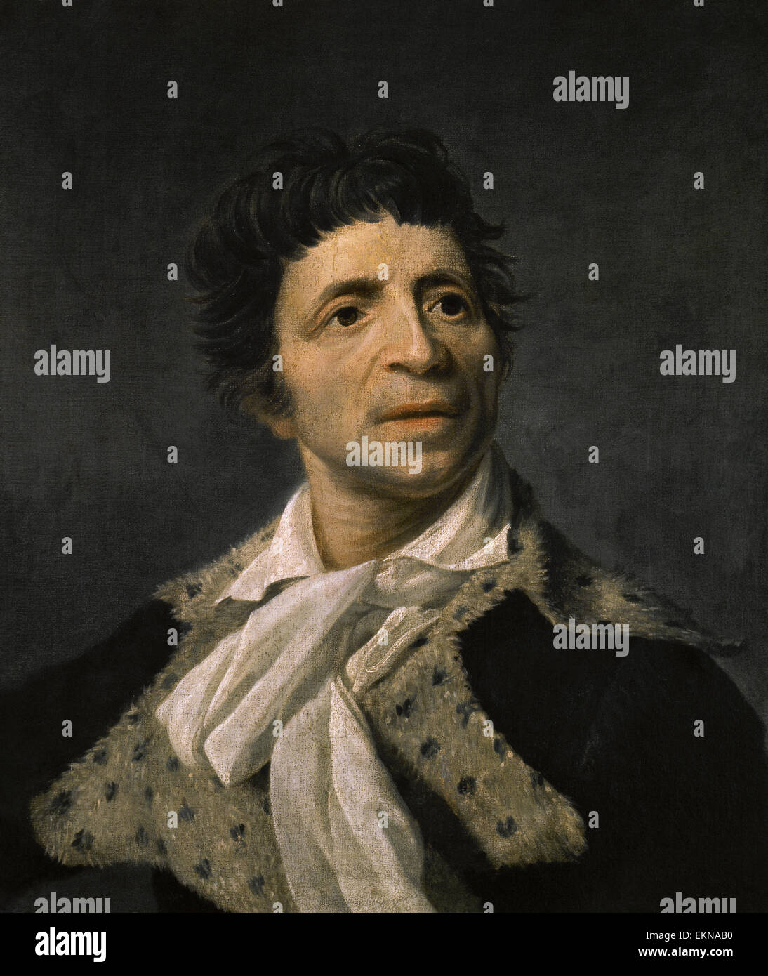 Jean-Paul Marat (1743-1793). Journaliste et politicien radical pendant la Révolution française. Jacobin. Portrait par Joseph Boze , 1793. Musée Carnavalet. Paris. La France. Banque D'Images