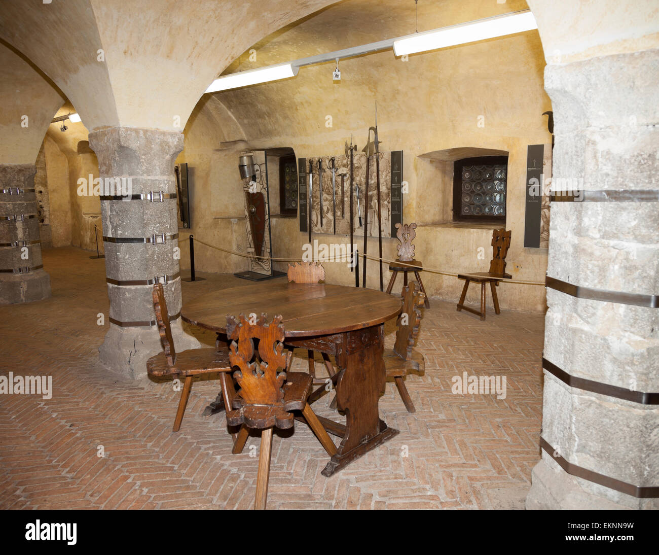 L'ameublement de l'église de Gorizia Banque D'Images