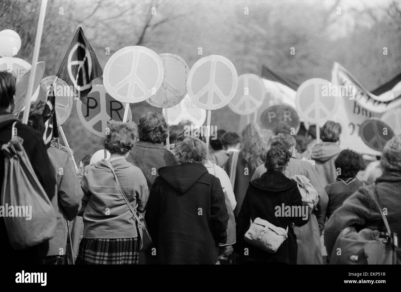 Aldermaston à Londres, le 31 Mars 1961 Mars Banque D'Images