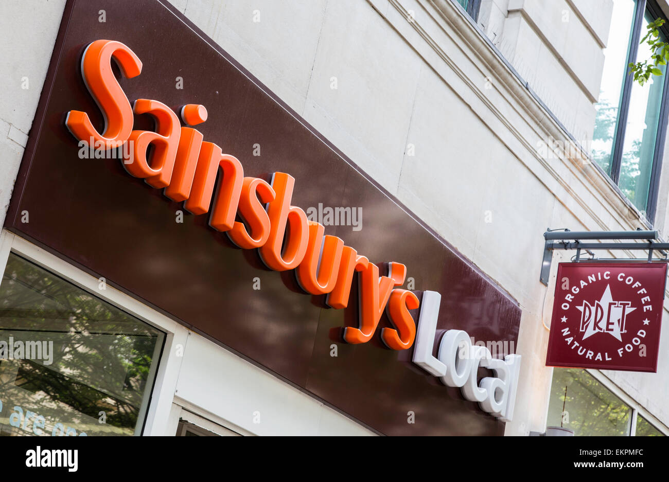Magasin Sainsbury's, England, UK Banque D'Images