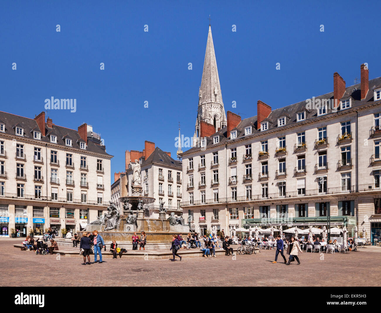 Place Royale, Nantes, Loire Atlantique, France Photo Stock - Alamy
