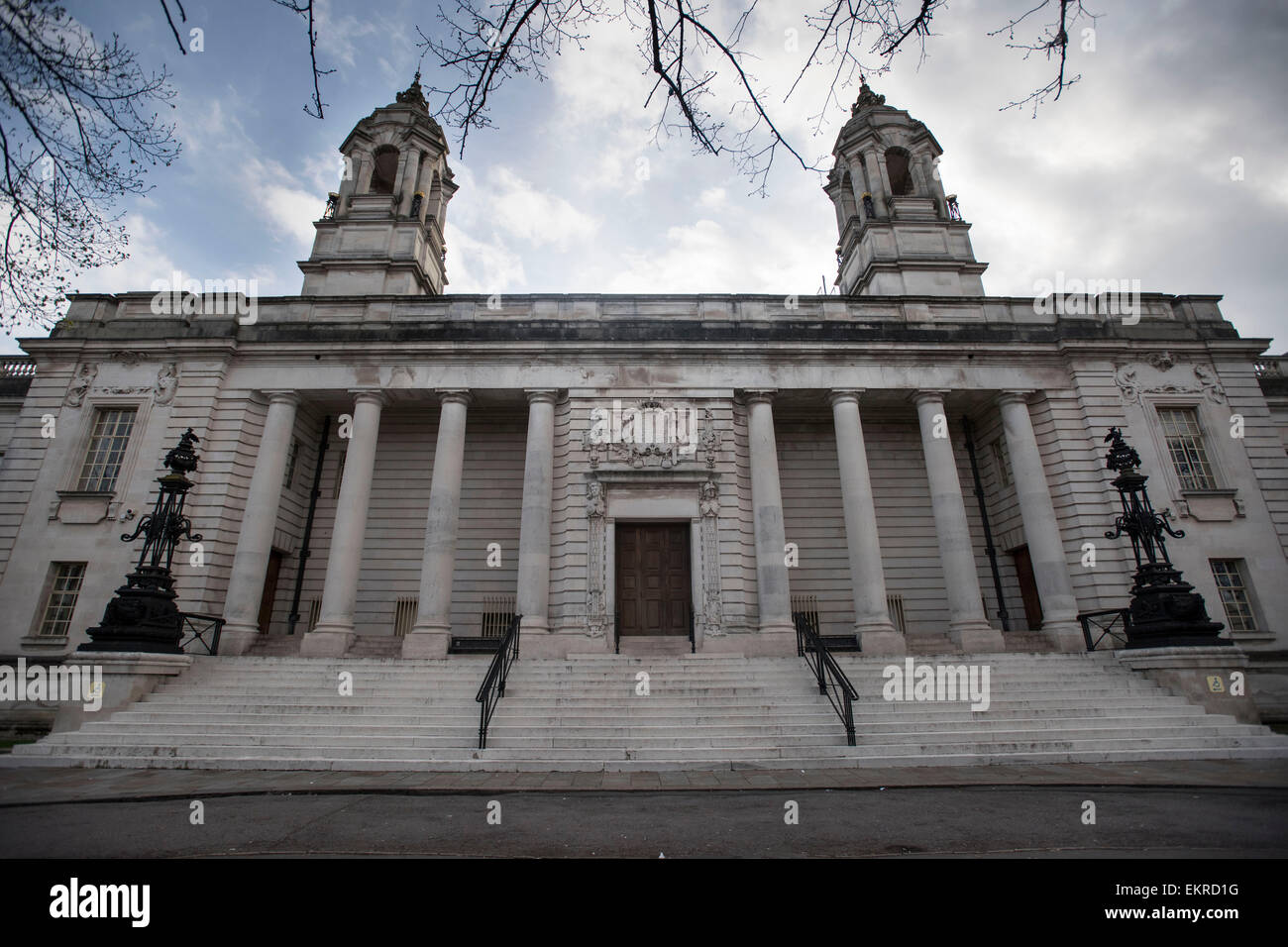Le Tribunal de la Couronne de Cardiff, Cardiff, Pays de Galles du sud. Banque D'Images