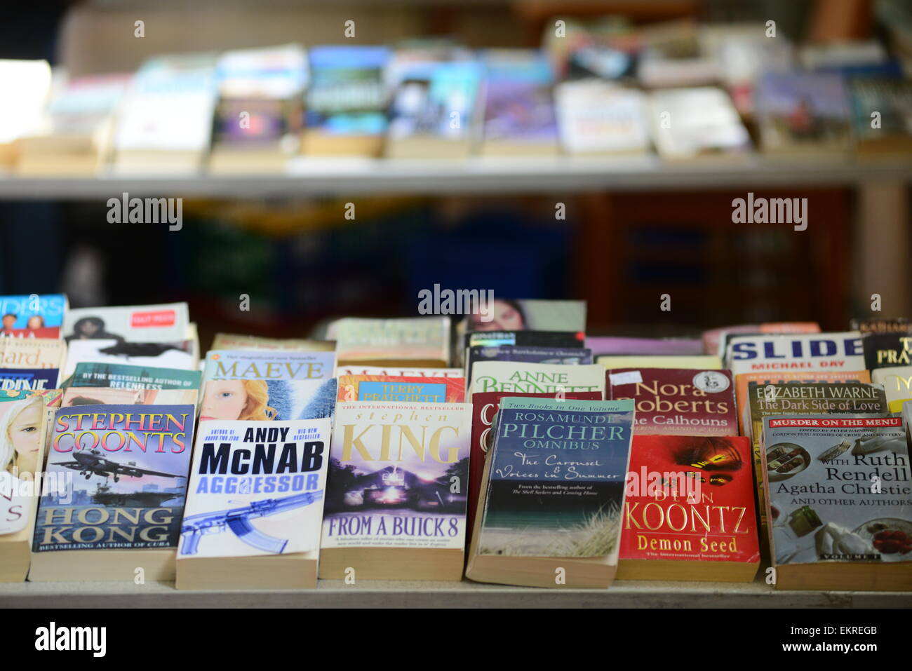 Livres à la vente de livres d'occasion. Photo : Scott Bairstow/Alamy Banque D'Images