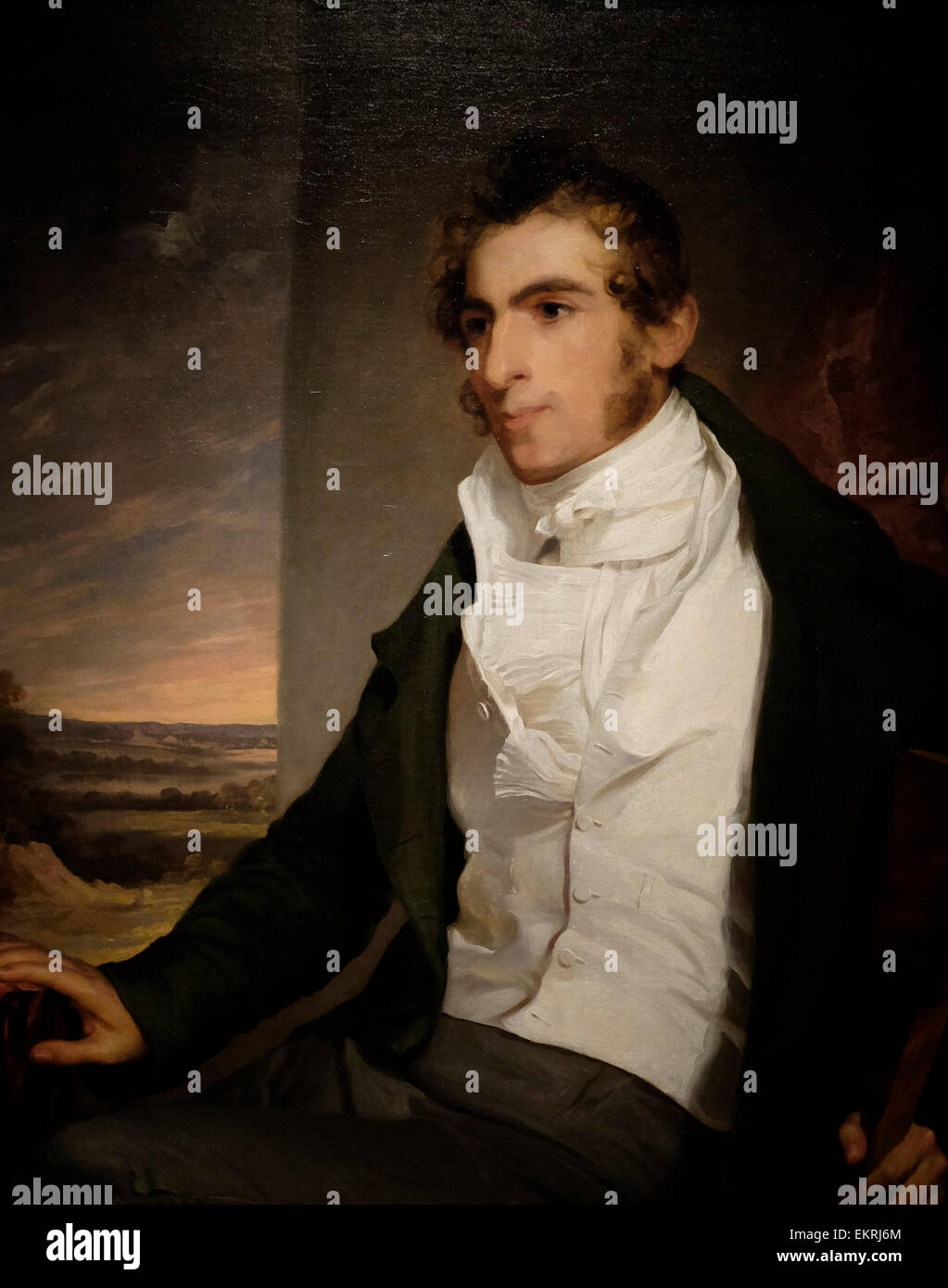 Daniel La Motte, vers 1812 par Thomas Sully Banque D'Images