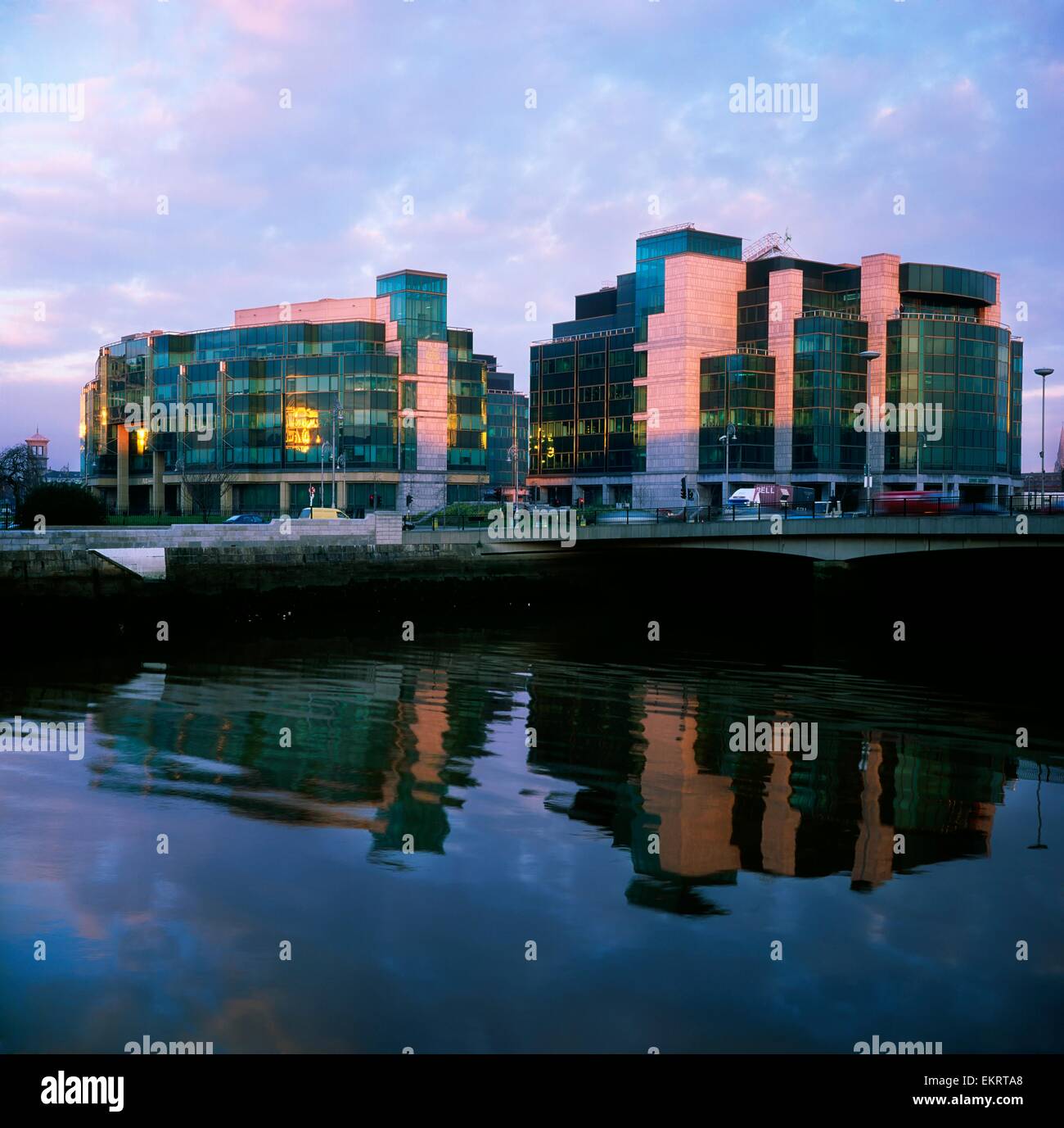 International Financial Services Centre (IFSC), Custom House, Dublin, Dublin, Irlande Banque D'Images