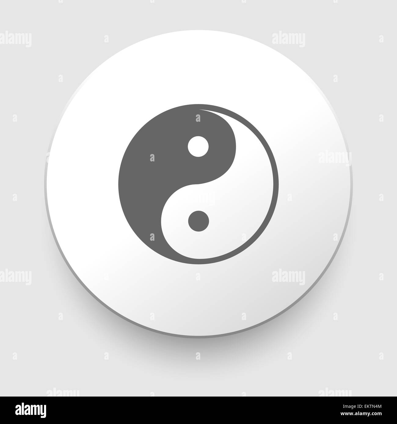 Le symbole Yin et Yang Banque D'Images