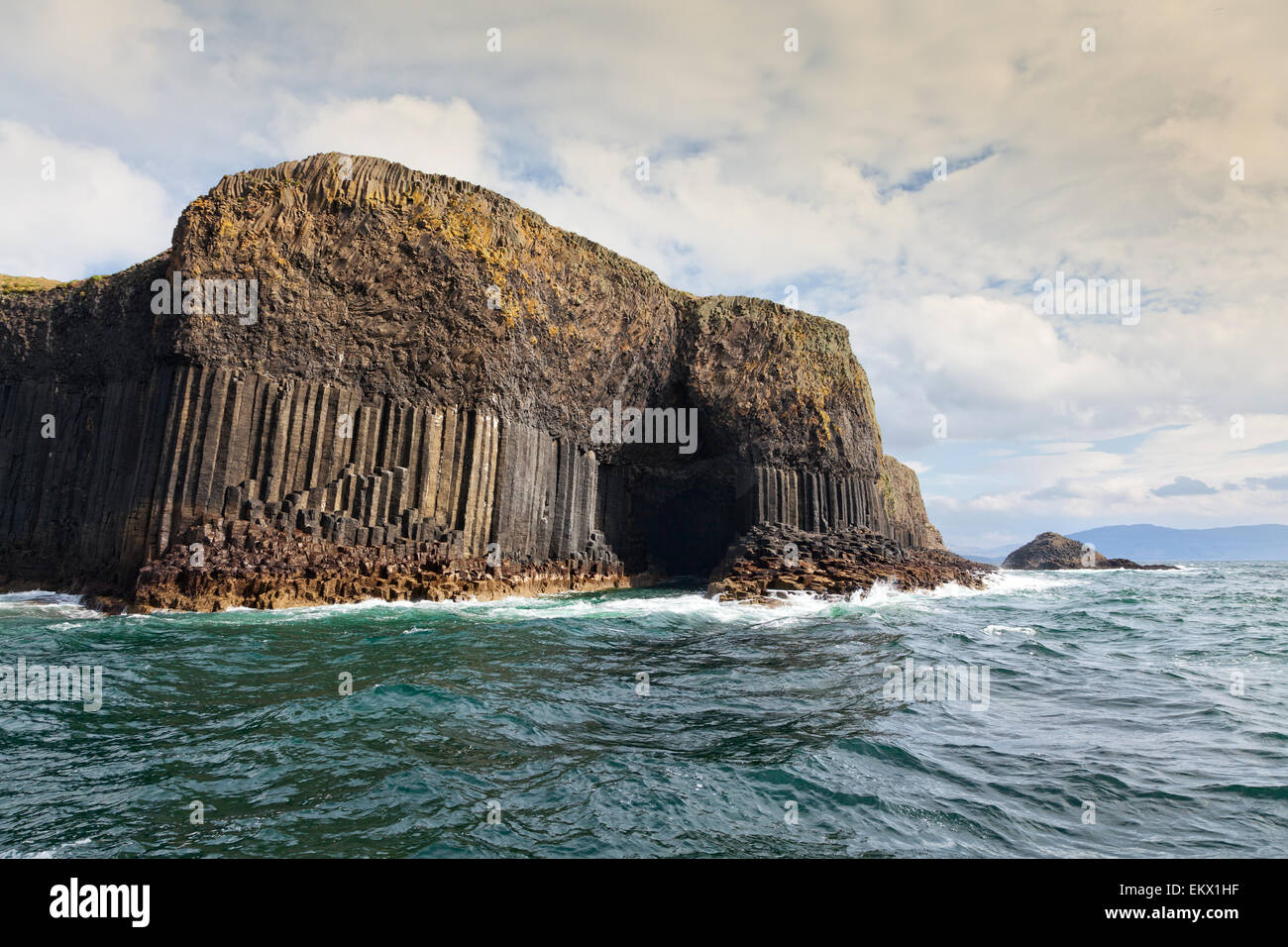 À l'île de Staffa, Hébrides intérieures de l'Écosse Banque D'Images