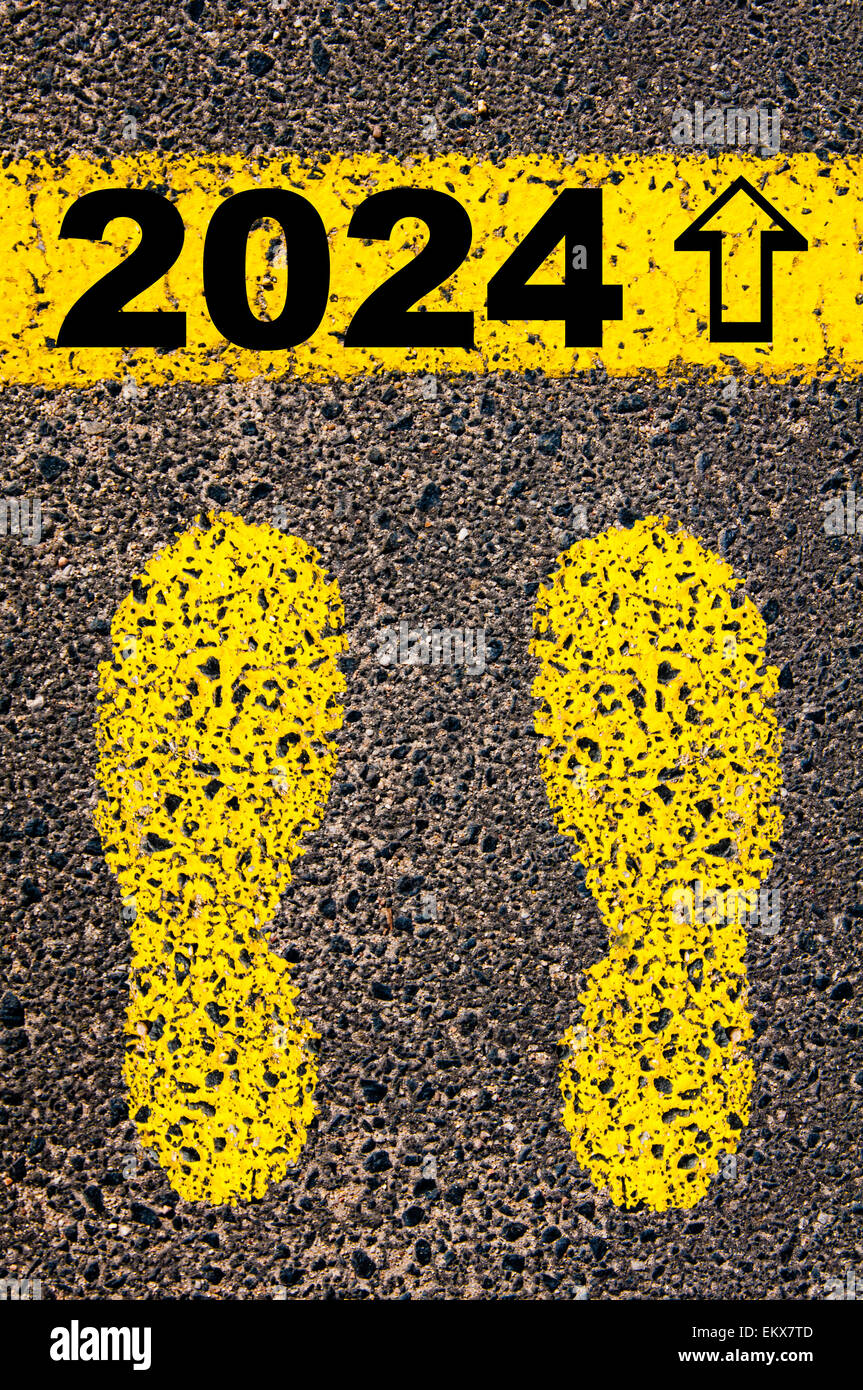 2024 symbole bonne annéé Banque de photographies et d’images à haute