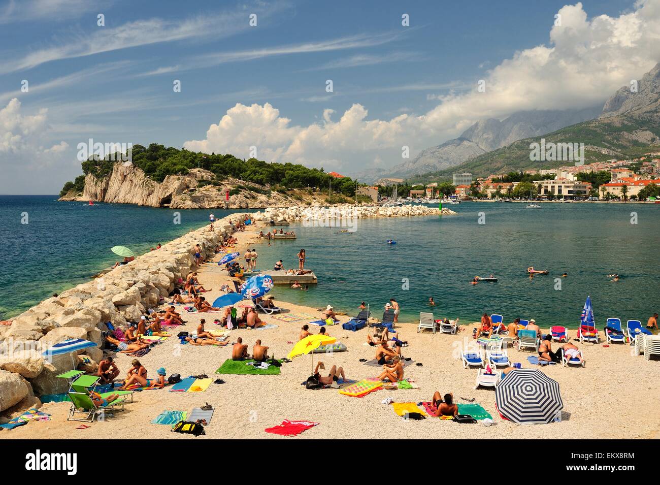 Riviera De Makarska Banque D'Images