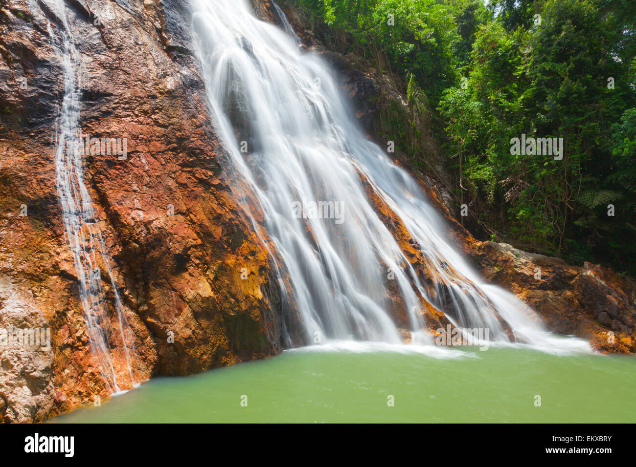 Na Muang 1 cascade, Koh Samui, Thaïlande Banque D'Images