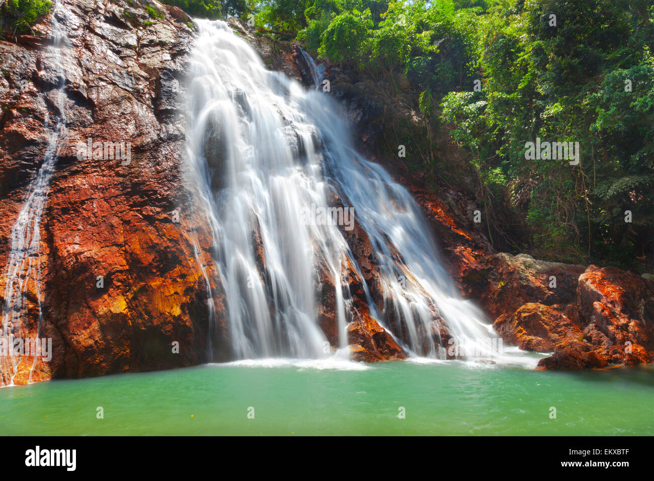 Na Muang 1 cascade, Koh Samui, Thaïlande Banque D'Images