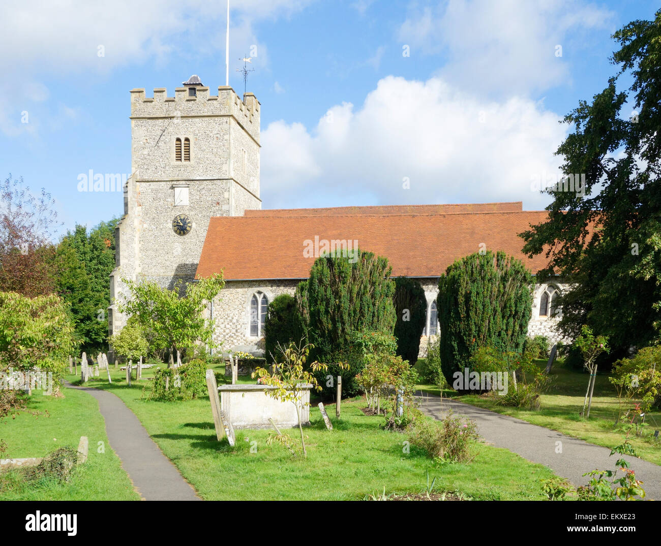 L'église Holy Trinity, Beaconsfield-on-Thames, dans le Buckinghamshire, Angleterre, RU Banque D'Images