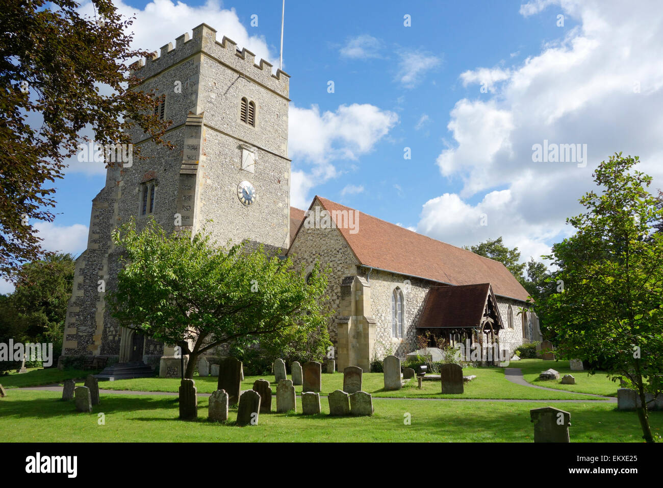 L'église Holy Trinity, Beaconsfield-on-Thames, dans le Buckinghamshire, Angleterre, RU Banque D'Images