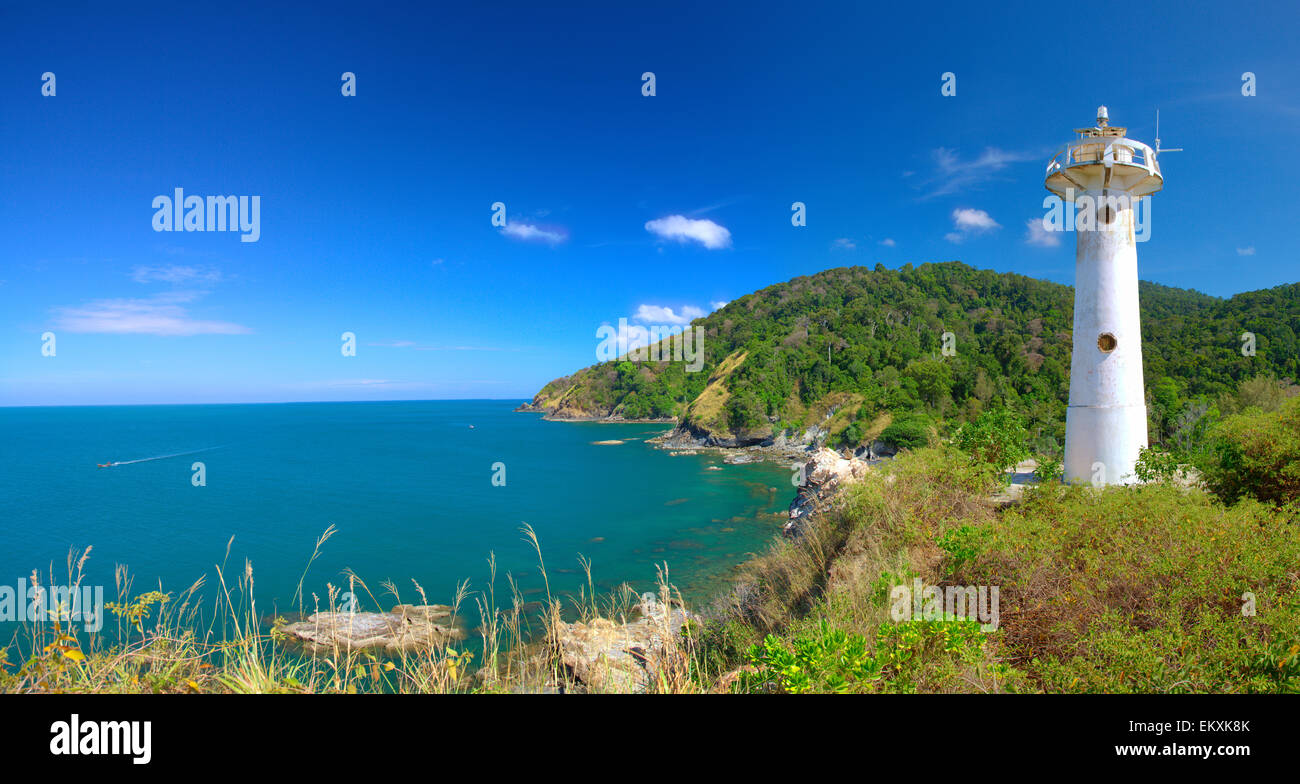 Leuchtturm et Parc National de Koh Lanta, Krabi, Thaïlande Banque D'Images