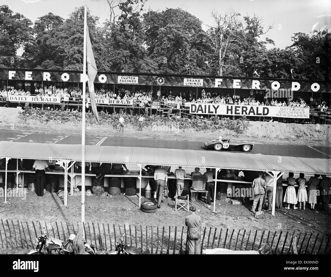 Daily Herald réunion de courses à Oulton Park. Août 1955. Banque D'Images