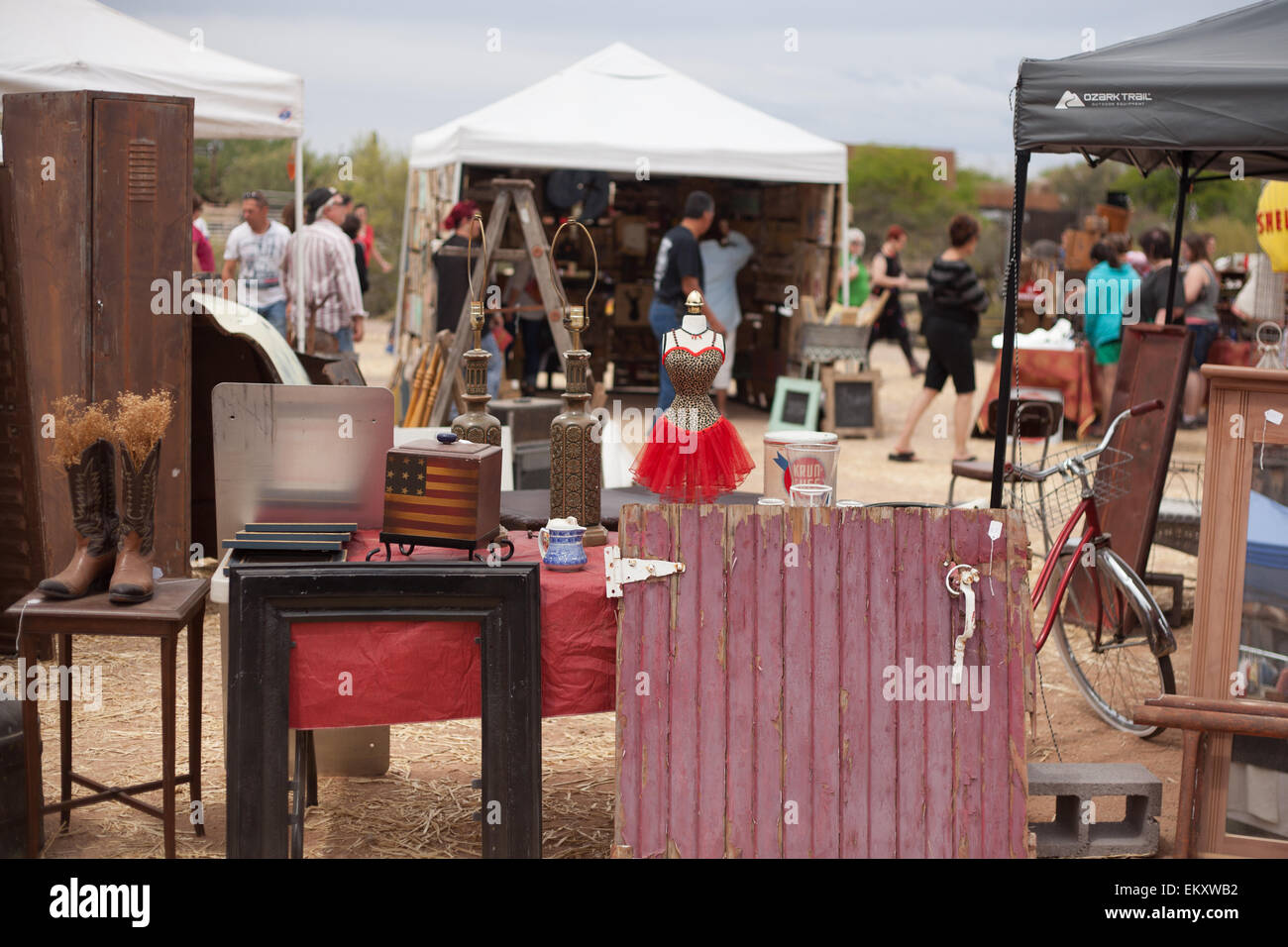 Antique Vintage Design Festival Artisan Tucson Arizona USA Banque D'Images