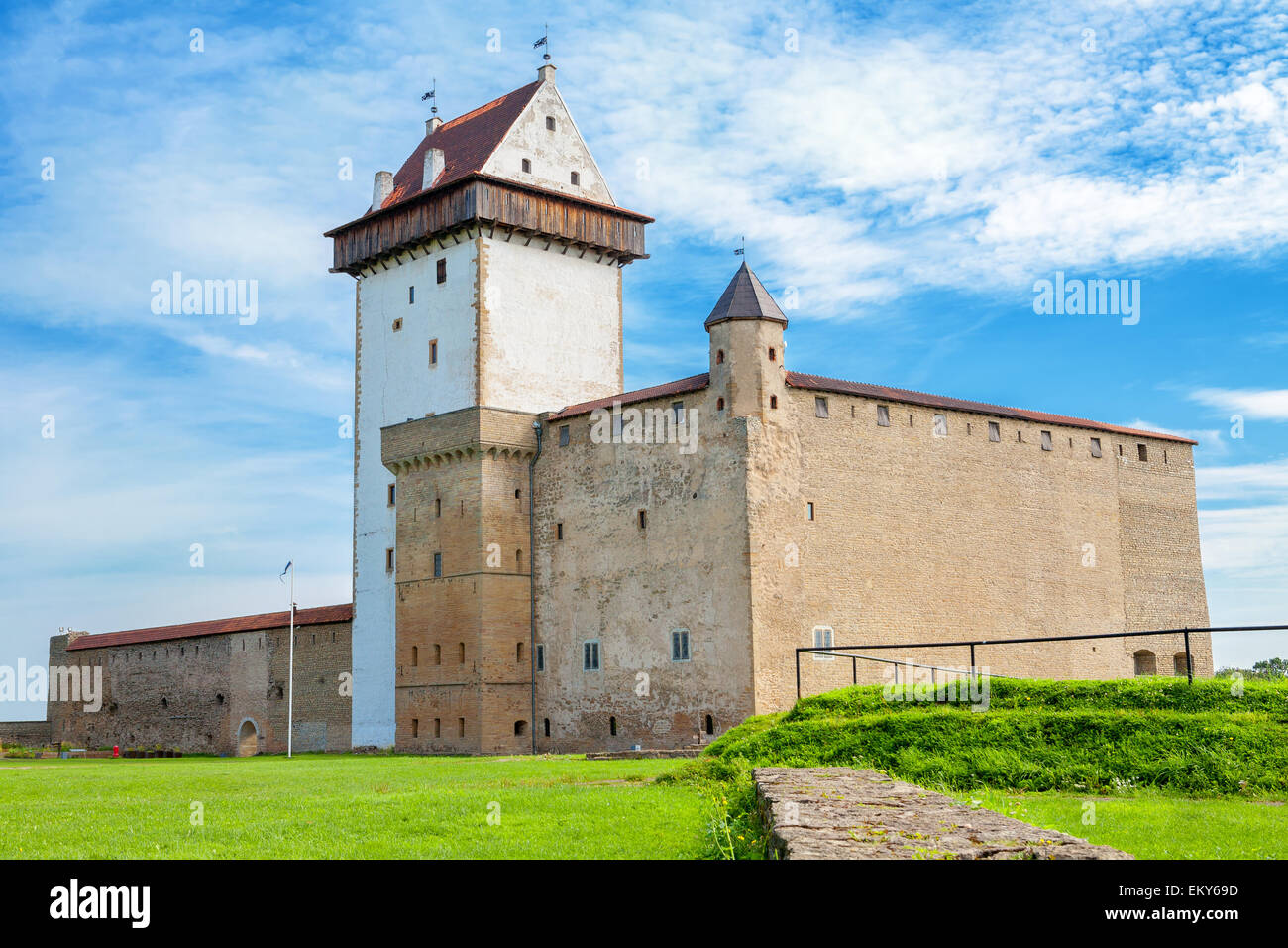 Ancienne forteresse. Narva, Estonie, l'UE Banque D'Images