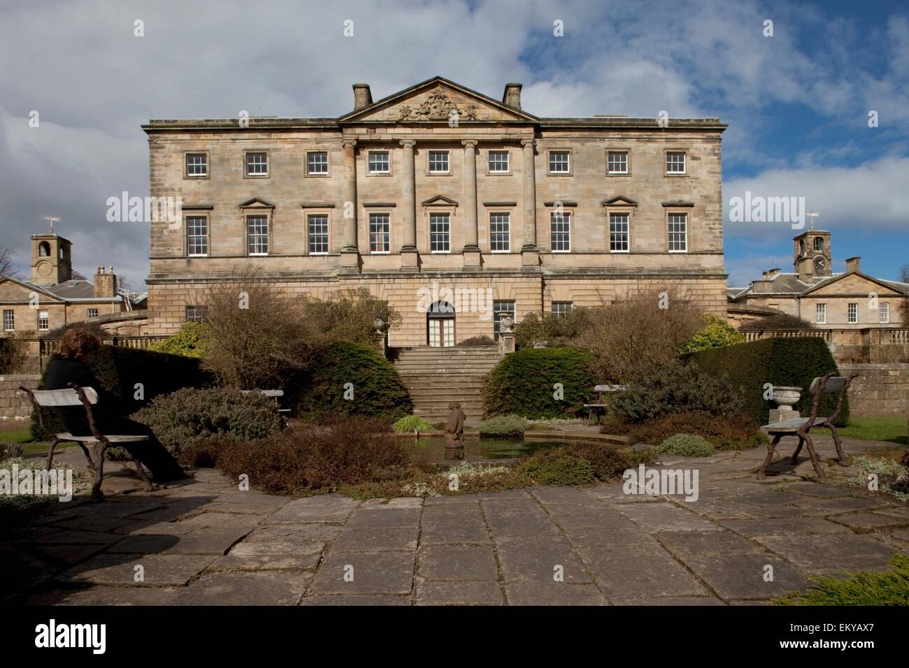Howick, Northumberland, Angleterre ; Howick Hall Banque D'Images