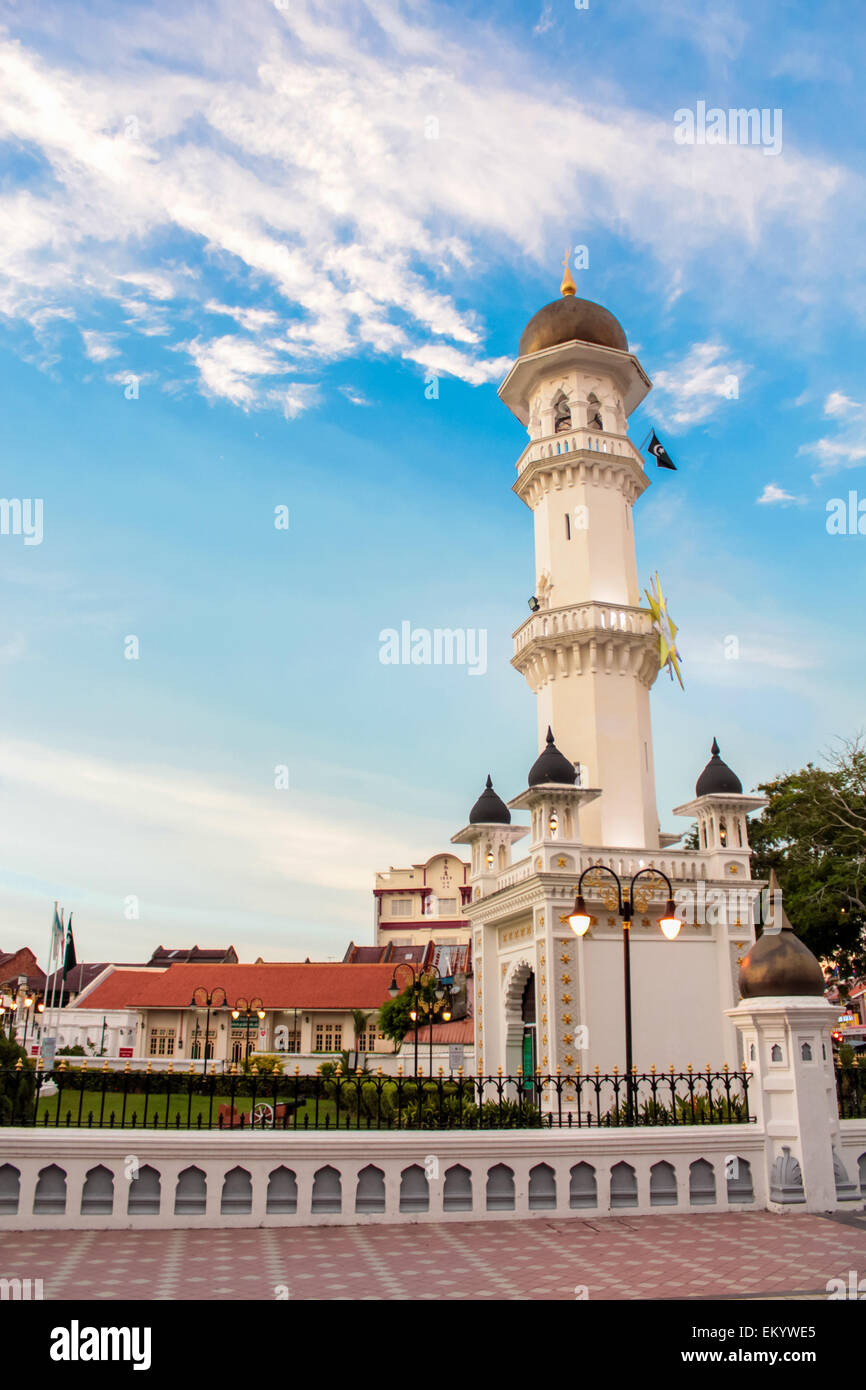 Mosquée de Kapitan Keling à George Town, Penang, Malaisie Banque D'Images