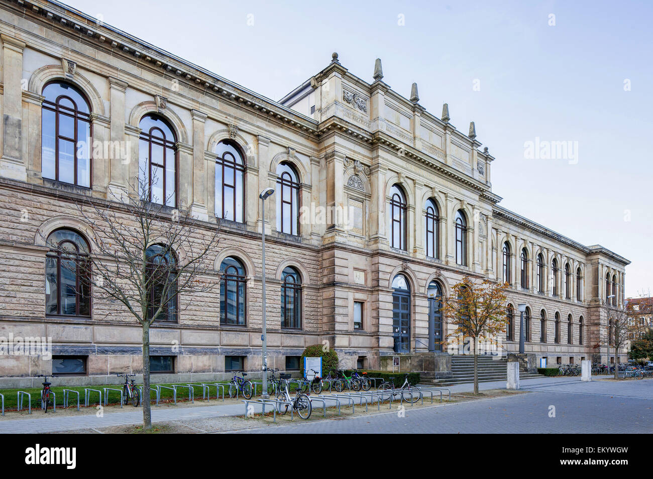 La technologie de l'Université de Braunschweig, bâtiment principal, Braunschweig, Basse-Saxe, Allemagne Banque D'Images
