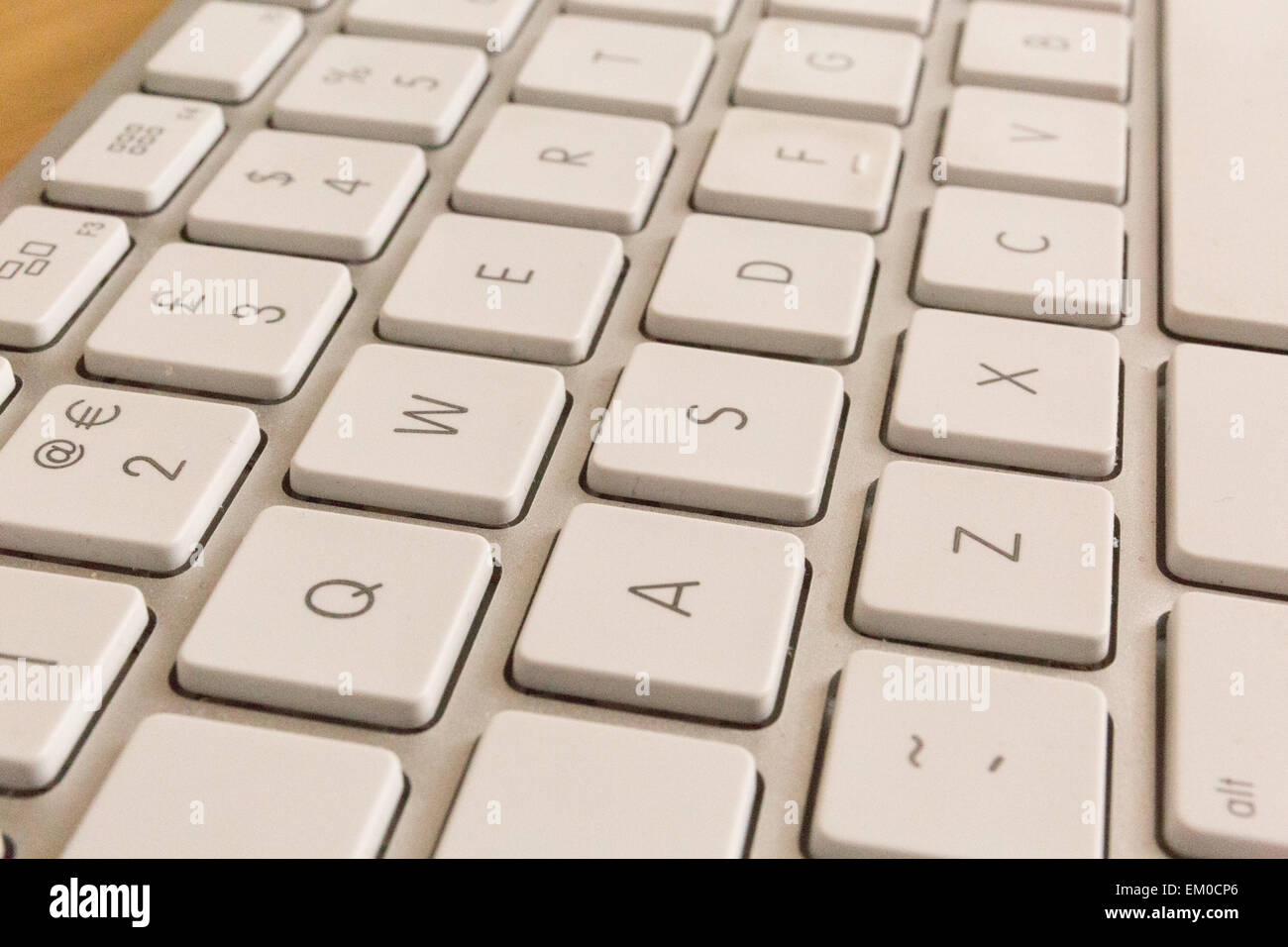 IMac Apple clavier filaire blanc Photo Stock - Alamy
