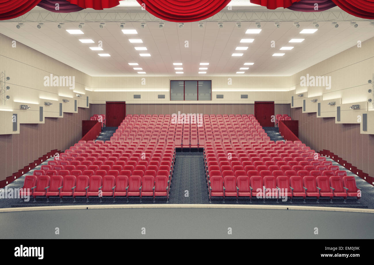 théâtre moderne Banque D'Images